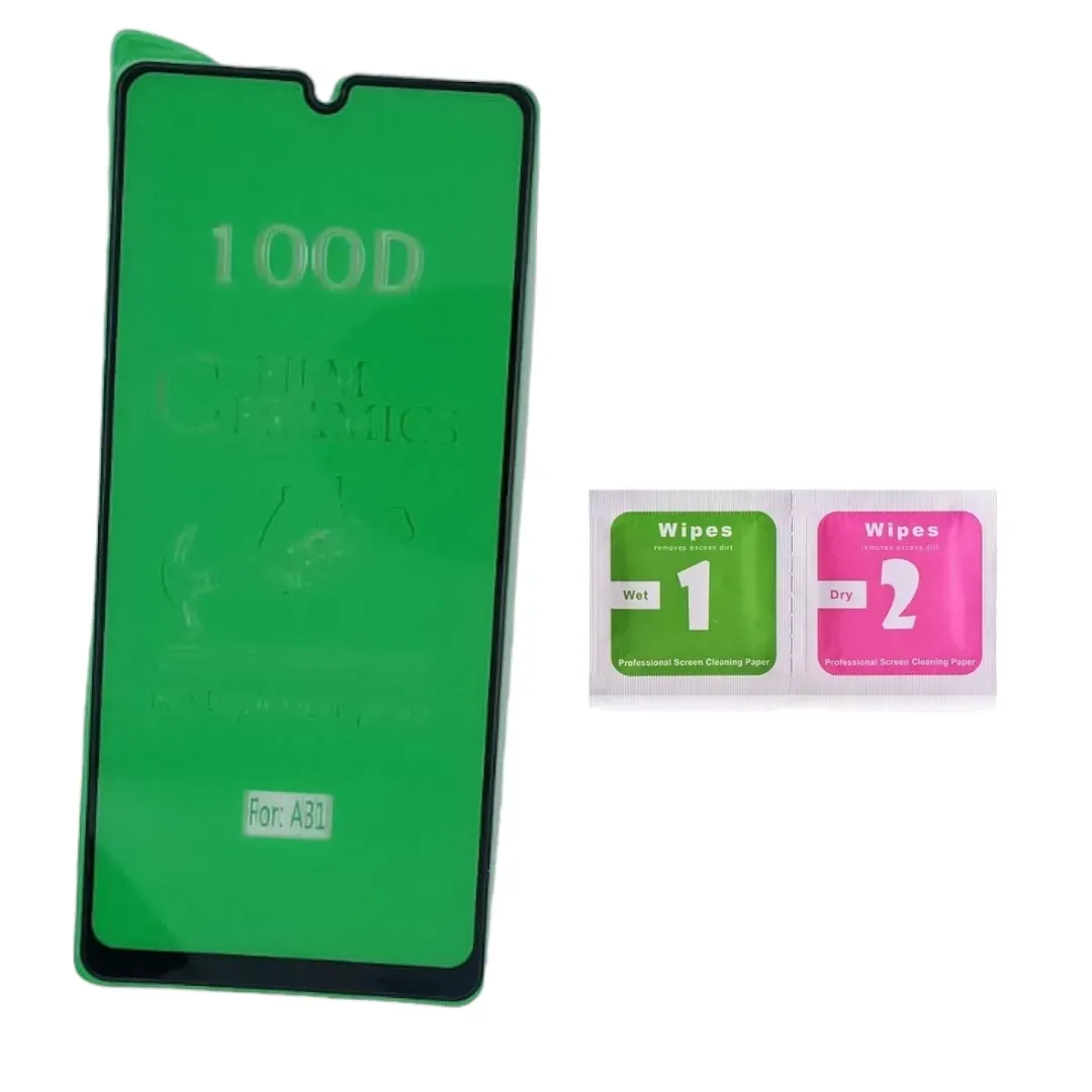 Vidrio Cerámico 100D  Brillante Samsung A31